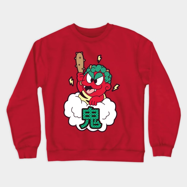 Oni Crewneck Sweatshirt by Kappacino Creations